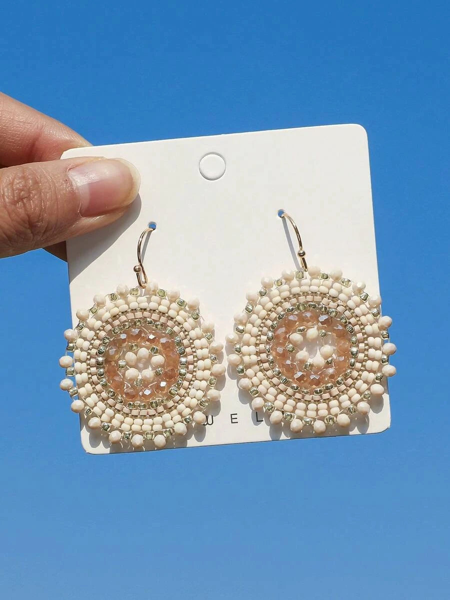 Bohemian Handmade Crystal Earrings