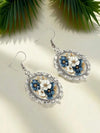 Vintage Floral Teardrop Earrings