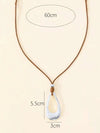 Retro Water Drop Pendant Necklace