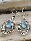 Vintage Bohemian Teardrop Pendant Earrings