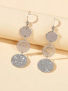 Retro Round Water Drop Earrings