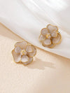 Vintage Floral Stud Earrings
