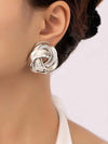 Chic Lacquered Geometric Earrings