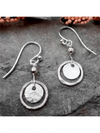 Bohemian Vintage Hollow Round Pendant Earrings