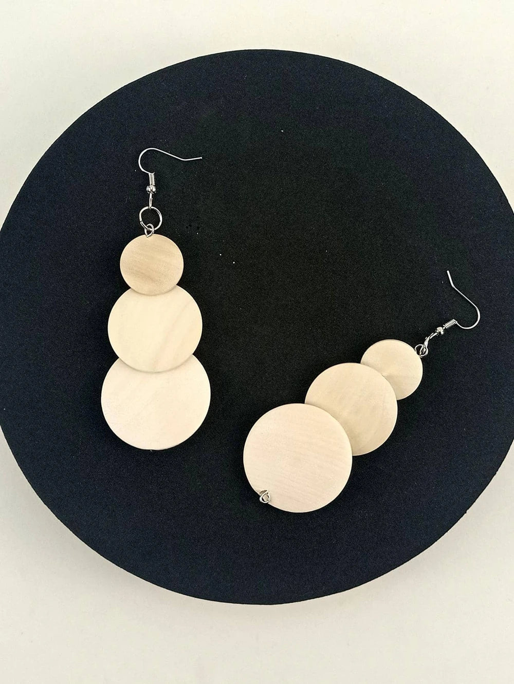 Round Drop Earrings