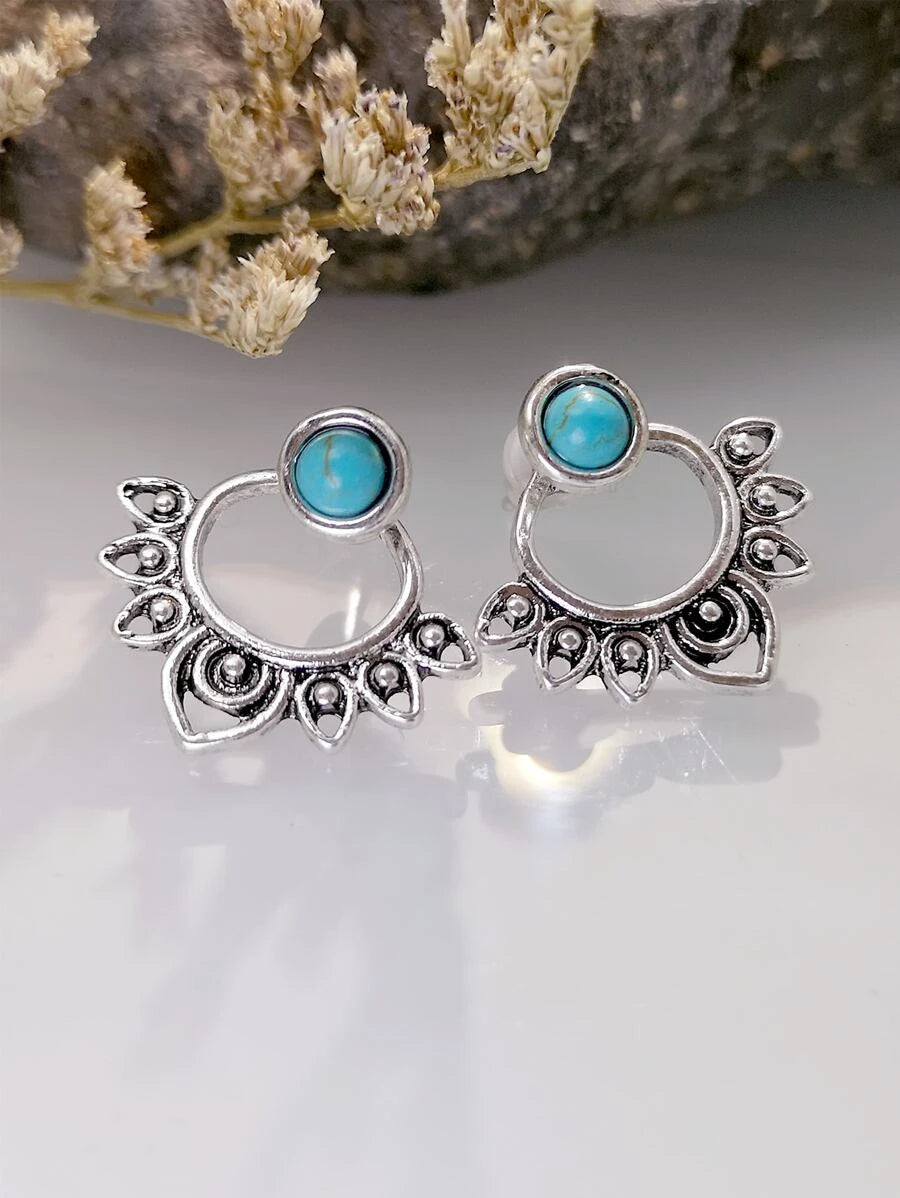 Minimalist Crystal Stud Earrings