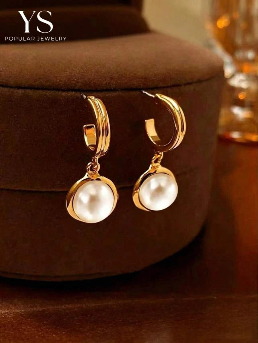 Vintage C Shape Earrings