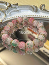 Summer Sakura Glass Beaded Bracelet