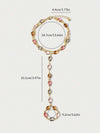 Glisma 18K Gold-Plated Beaded Finger Chain