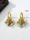 Copper Alloy Macaron Gold Earrings