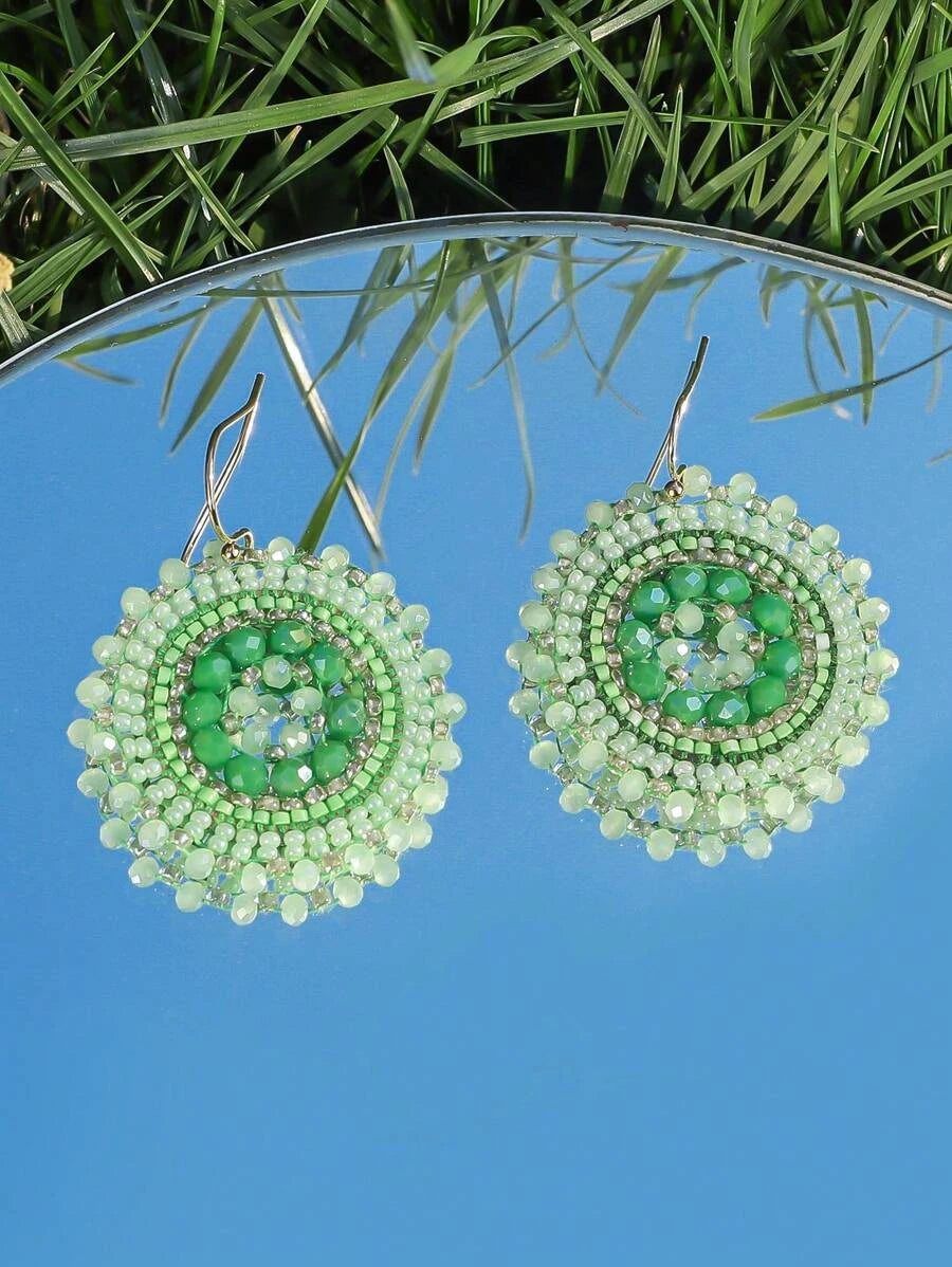 Bohemian Handmade Crystal Earrings