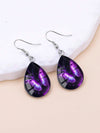 Vintage Minimalist Purple Butterfly Earrings
