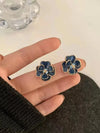 Vintage Floral Stud Earrings