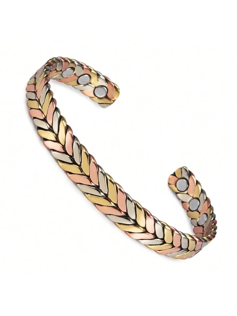 Twisted Copper Magnetic Bracelet
