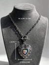 Vintage Heart Pendant Necklace