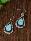 Bohemian Turquoise Teardrop Earrings
