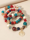 Tree Shaped Jewelry Bracelet Set