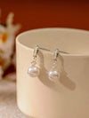 Gold Plated Pearl Bridal Earrings