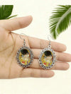 Vintage Klimt The Kiss Art Earrings