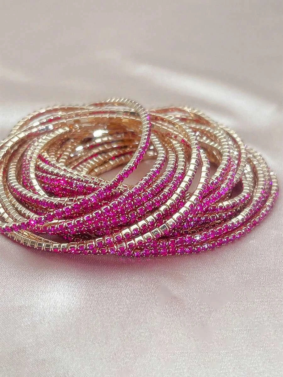 Gold Cubic Zirconia Tennis Bracelet