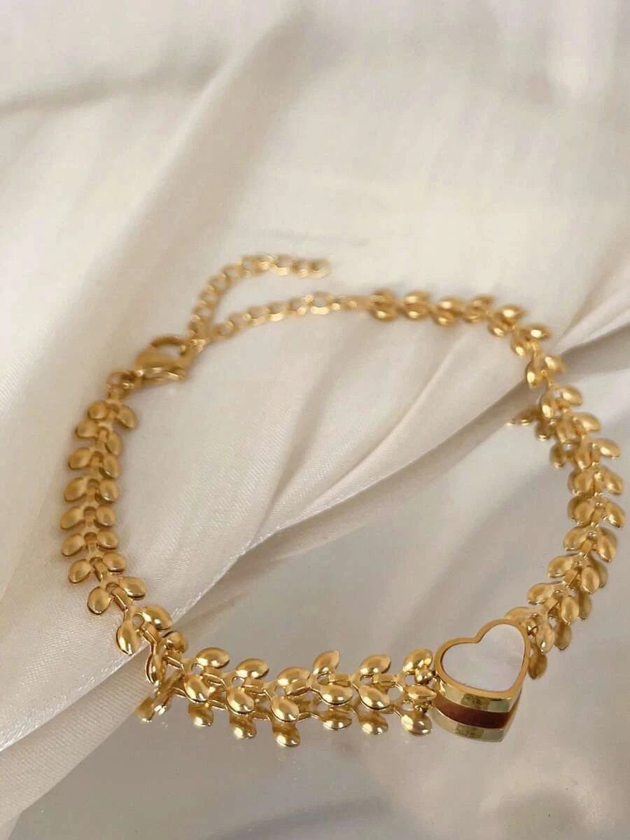 Waterproof Stainless Steel Wheat Chain Beach Bracelet