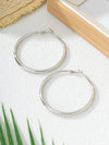 Vintage Red Spray Painted Hoop Earrings