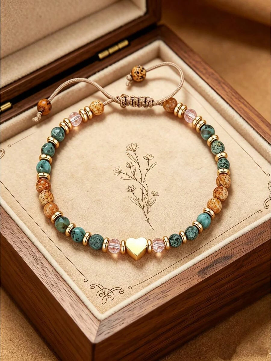 Natural Stone Boho Bracelet