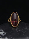 Gold Plated Stainless Steel Crystal Ring