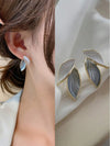 French Gradient Blue Earrings