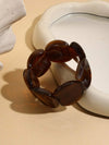 Beaded Resin Tie Dye Cuff Bracelet