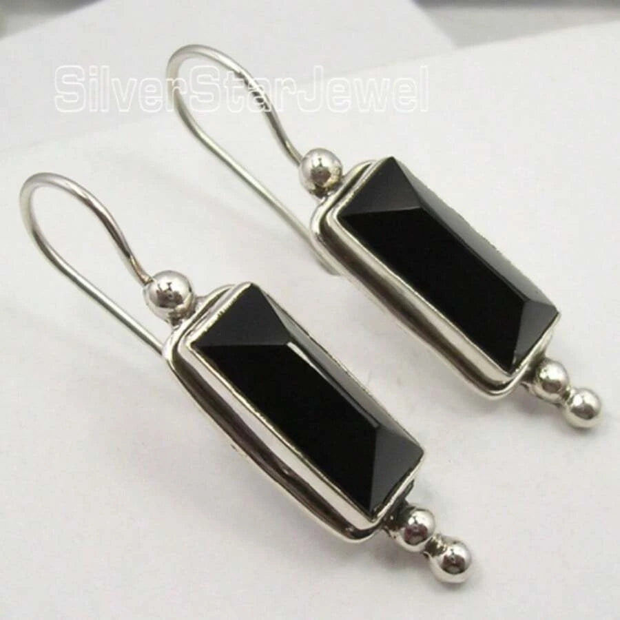 Minimalist Rectangular Dangle Earrings