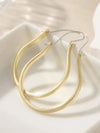 Simple Vintage Silver Earrings