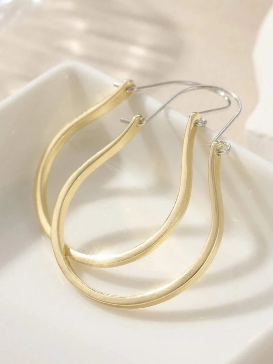 Simple Vintage Silver Earrings