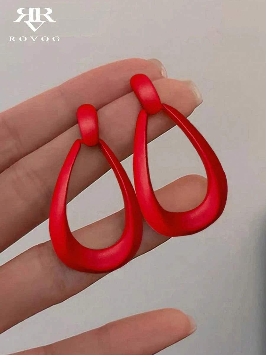 Geometric Drop Earrings