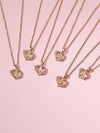 Elegant Gold Initial Heart Necklace