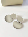 Retro Smooth Metal Circle Earrings