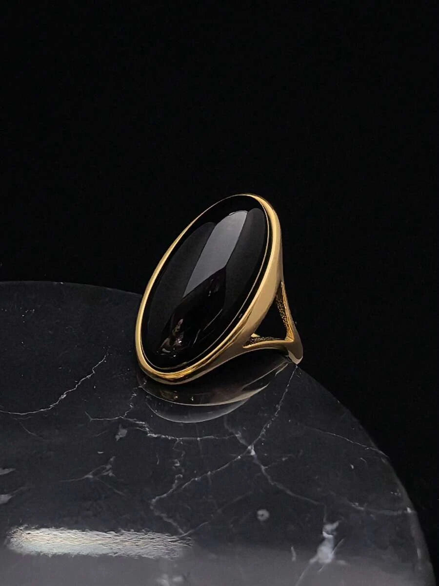 Gold Plated Stainless Steel Adjustable Ring