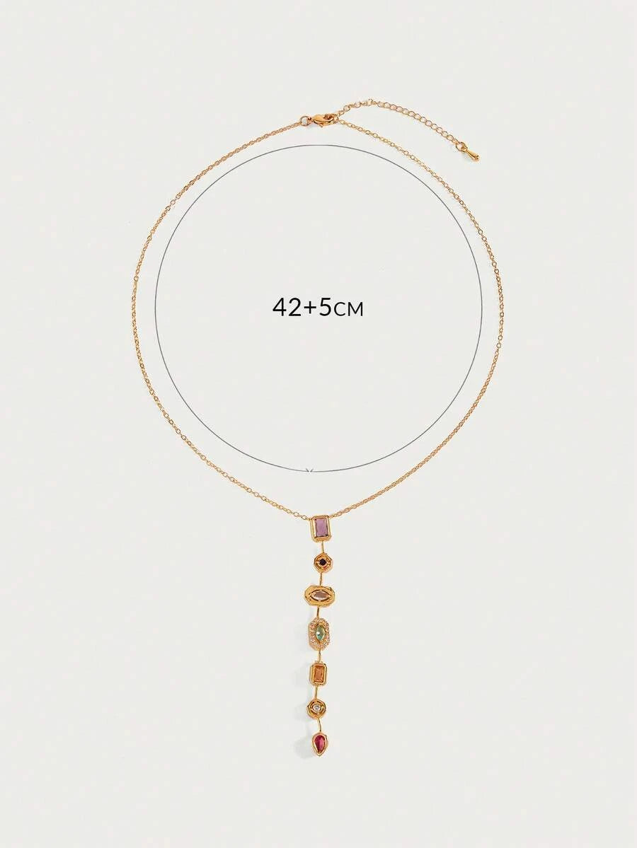 Glisma Gold Pendant Necklace