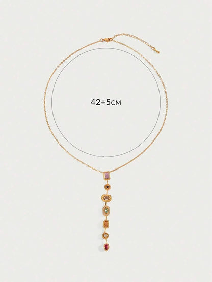 Glisma Gold Pendant Necklace