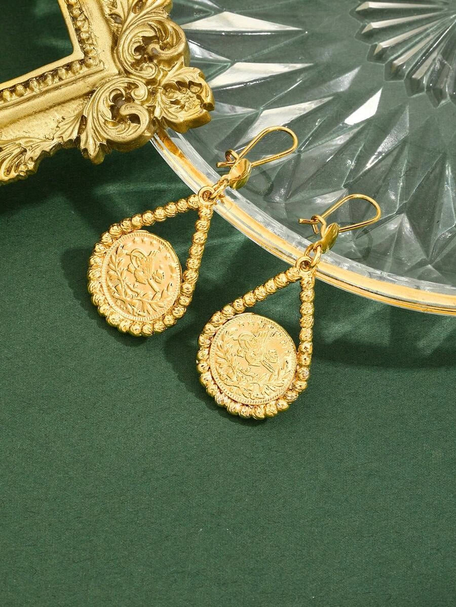 Minimalist Gold Plated Teardrop Earrings