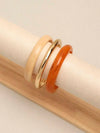Yellow Round Bracelet Set