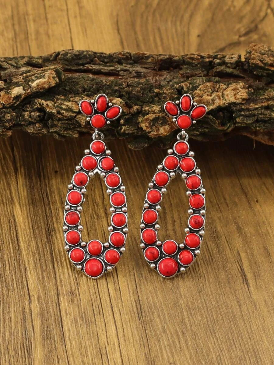 Turquoise Cat Claw Earrings