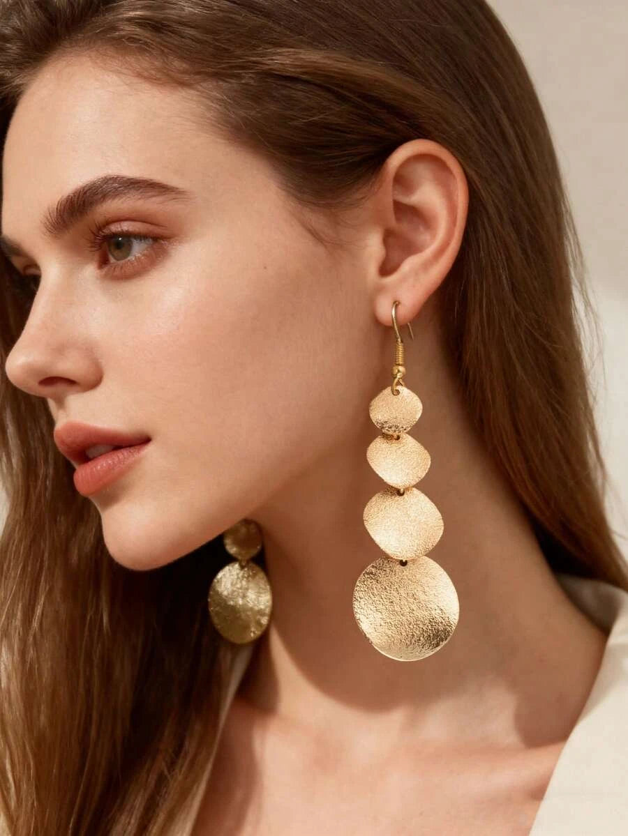 European Fringe Drop Earrings