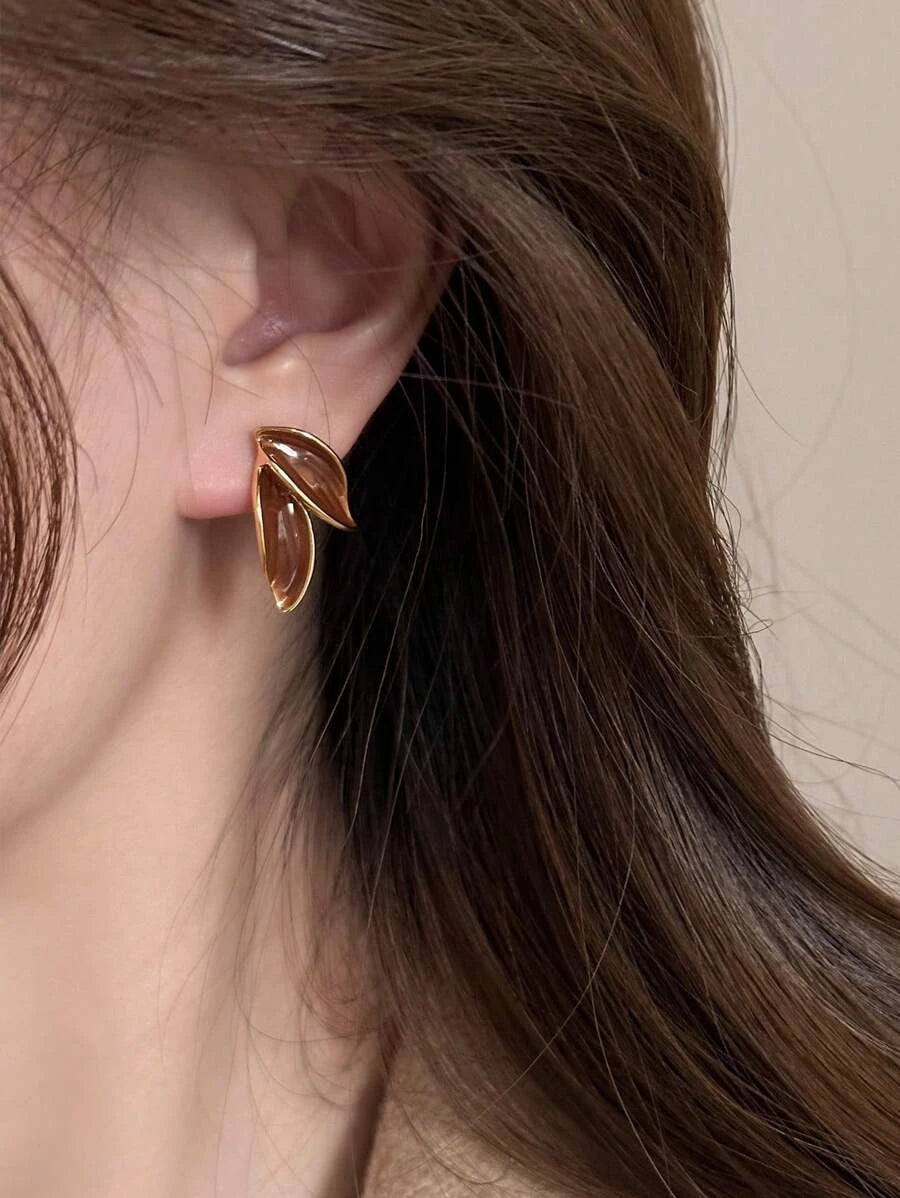 French Gradient Blue Earrings