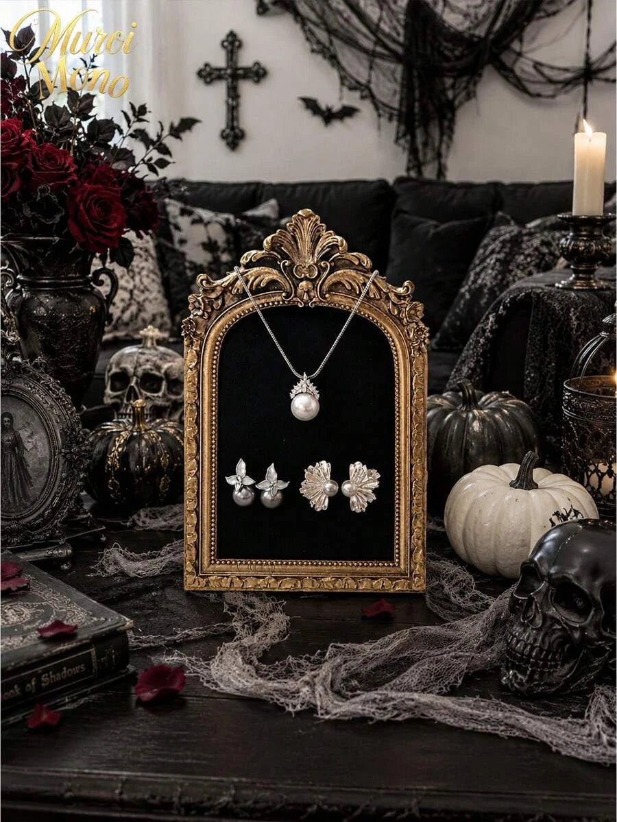 Vintage Baroque Resin Jewelry Tower