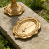 Vintage Gold Jewelry Tray