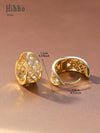 Vintage Hollow Geometric Circular Earrings