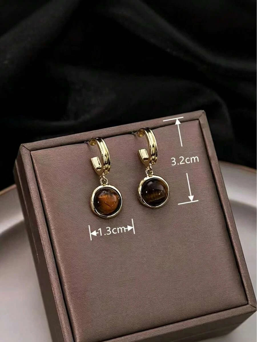 Vintage C Shape Earrings
