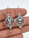 Vintage Bohemian Teardrop Gemstone Earrings