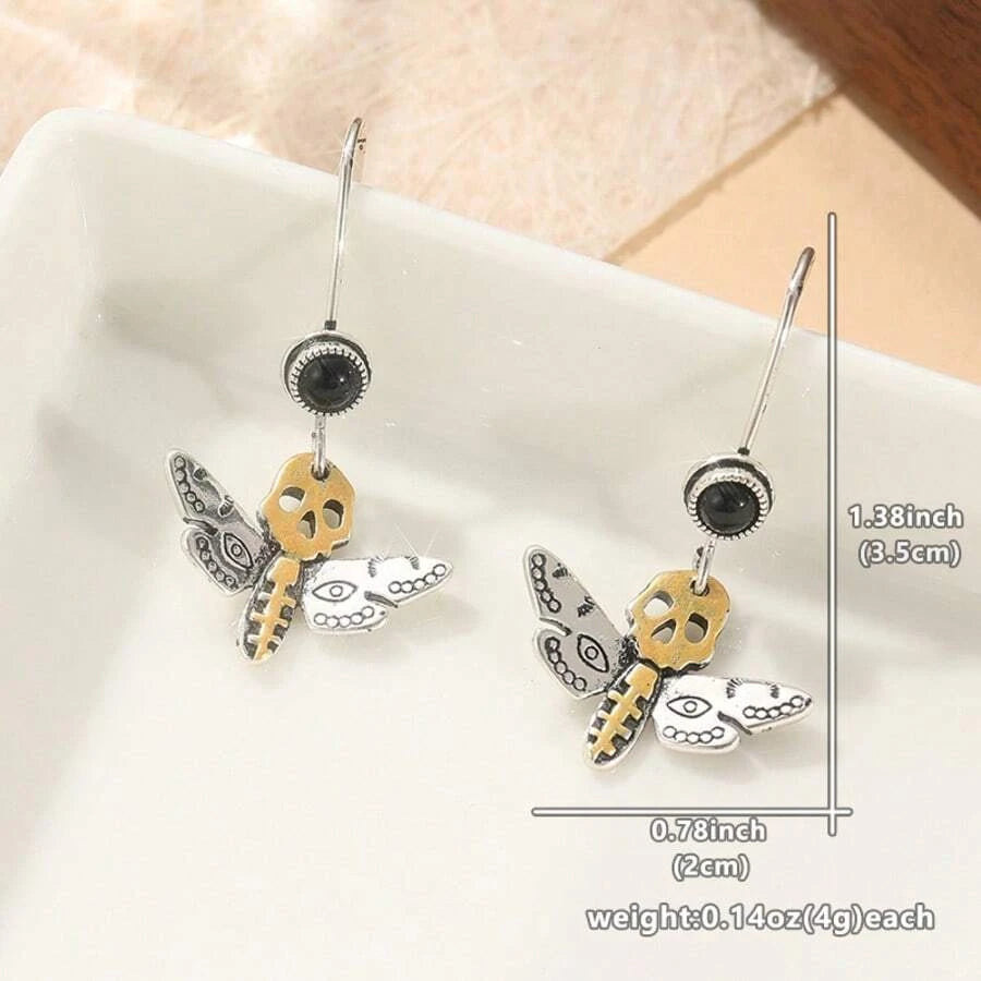 Vintage Copper Boho Drop Earrings